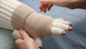 Kompressionsbandagierung